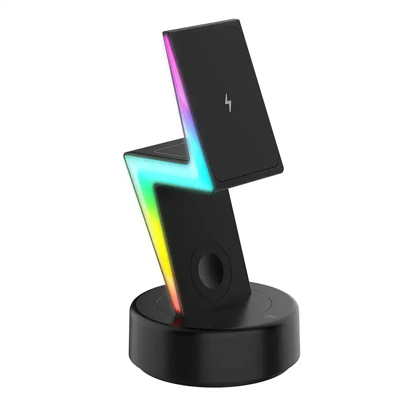 Lightning Bolt 3-in-1 MagSafe Wireless Charging Station – $34.99 | Charge All Devices Simultaneously Sleek, Stylish & Powerful ⚡